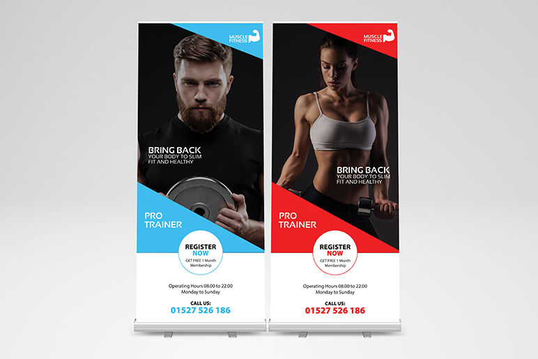 Double Sided Roller Banners