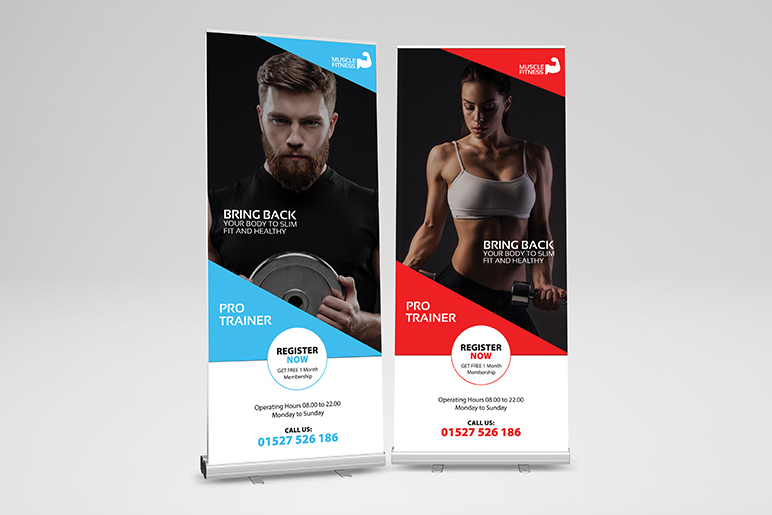 Double Sided Roller Banners