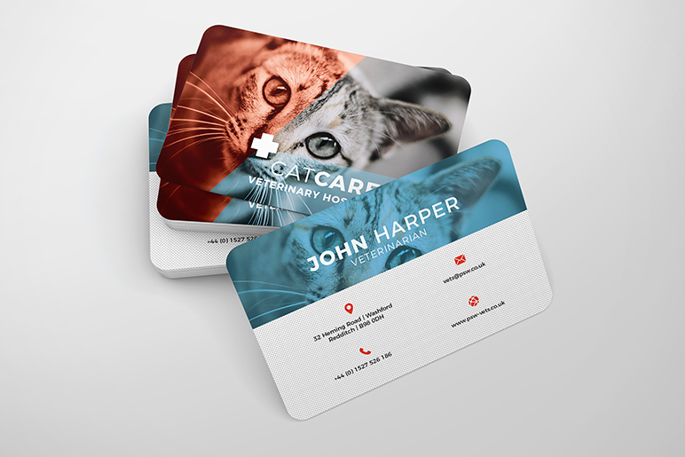 Rounded Corner Business Cards