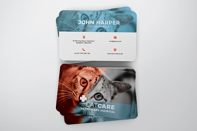 Rounded Corner Business Cards