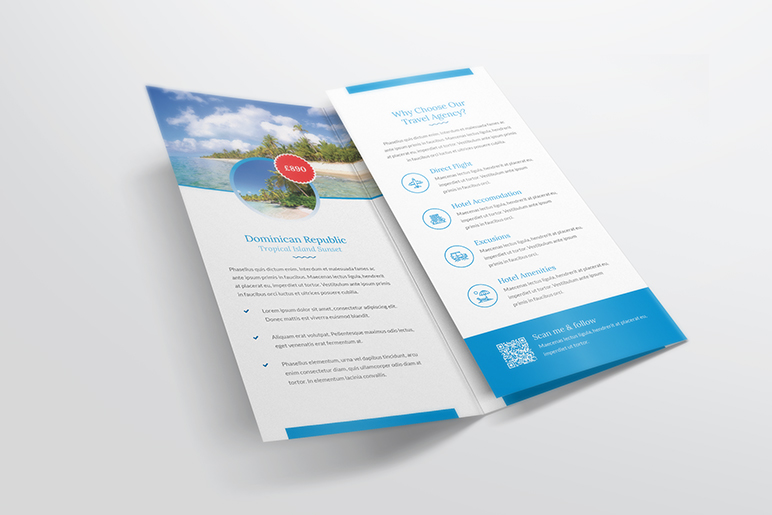 Tri-Fold Flyers & Leaflets