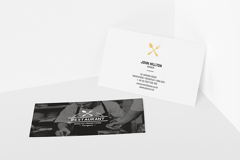 Uncoated Business Cards